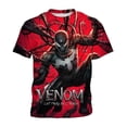 thumbnail image 1 of Kids Boys Venom Printed Short Sleeve Tops Basic Tee Casual, 1 of 2