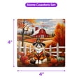 thumbnail image 5 of Thanksgiving Ragdoll Pilgrim Grateful, Thankful, Blessed Fall Welcome Set of 4 Stone Coasters Cat Lover Kitten Owner Gifts Idea 4x4in Absorbent Soapstone Coaster - 00021, 5 of 5