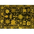 thumbnail image 1 of Ahgly Company Indoor Rectangle Abstract Yellow Modern Area Rugs, 5' x 8', 1 of 4