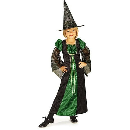 Sparkle Green Witch Child Costume