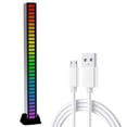 thumbnail image 1 of Cateissary Lámpara de de sincronización de música RGB, adorno de iluminación delicado, decoración de habitación, luz de Control de Iluminación y accesorios Blanco, 1 of 6