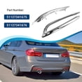 thumbnail image 4 of 1Pair Rear Bumper Protector Chrome Trim for F10 528i 535i, 4 of 5