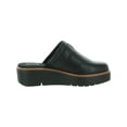 thumbnail image 3 of Naturalizer Womens Wayde Leather Flatform Slip-On Shoes Black 9 Medium (B,M), 3 of 3