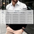 Czstvyn Men's Long Sleeve Button Front Collared Polo Shirt Regular ...