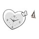 thumbnail image 5 of Reloj De Pared De Corazón De Acrílico Y Estatua De Velero, Arte Decorativo Creativo Para Sala De Estudio, Cafetería, Oficina, Hotel, Escritorio, Sala De Estar., 5 of 8