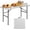 White 4FT, variant on BarefHaven Folding Event Table, Heavy Duty Picnic Table Indoor Outdoor Camping, 3FT Portable w Handle Lock for Banquet, White
