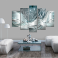 thumbnail image 2 of (Blue)Print Abstract Floral Painting Core Wall Decor Photo Art Picture, 2 of 5