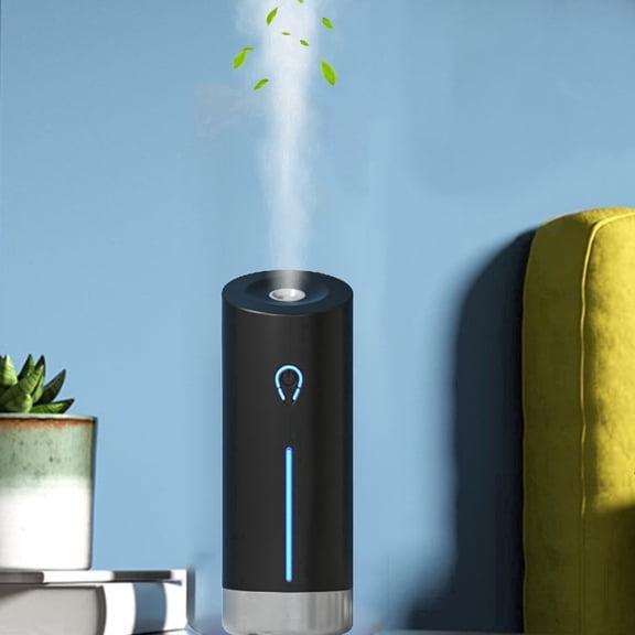 Waterless Essential Oil Diffuser,50ml Smart Aromatherapy Scent Diffuser with APP & Touch Screen,for Home,Office, Hotel Collection,Commercial|Large Room Oil Diffuser Covers,2.17"x5.91",Black