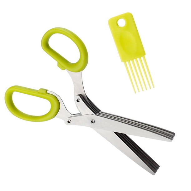 Cateissary Tijeras para cebolla, mango ergonómico, tijera de papel, herramientas de cocina multifuncionales de acero inoxidable, barbacoa para el Cocina y Comedor