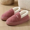 thumbnail image 3 of Mepaouo Corduroy House Slippers for Women Cozy Home Slipper Comfy Winter Warm Slip on Shoes, 3 of 6