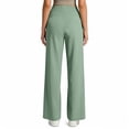 thumbnail image 4 of Mifsaly Running Pants Women High Waisted Wide Leg Yoga Pant Soft Comfortable Stretchy Gym Outdoor Hiking Athletic Workout Outfits with Pockets Green,XL, 4 of 8