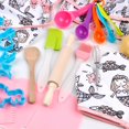 thumbnail image 2 of Baking Supplies Set Pink DIY Chef Costume Playing Set 14Pcs Real Bakeware Equipment Kit For Girls Kids Christmas Gift heqiyong toy, 2 of 2