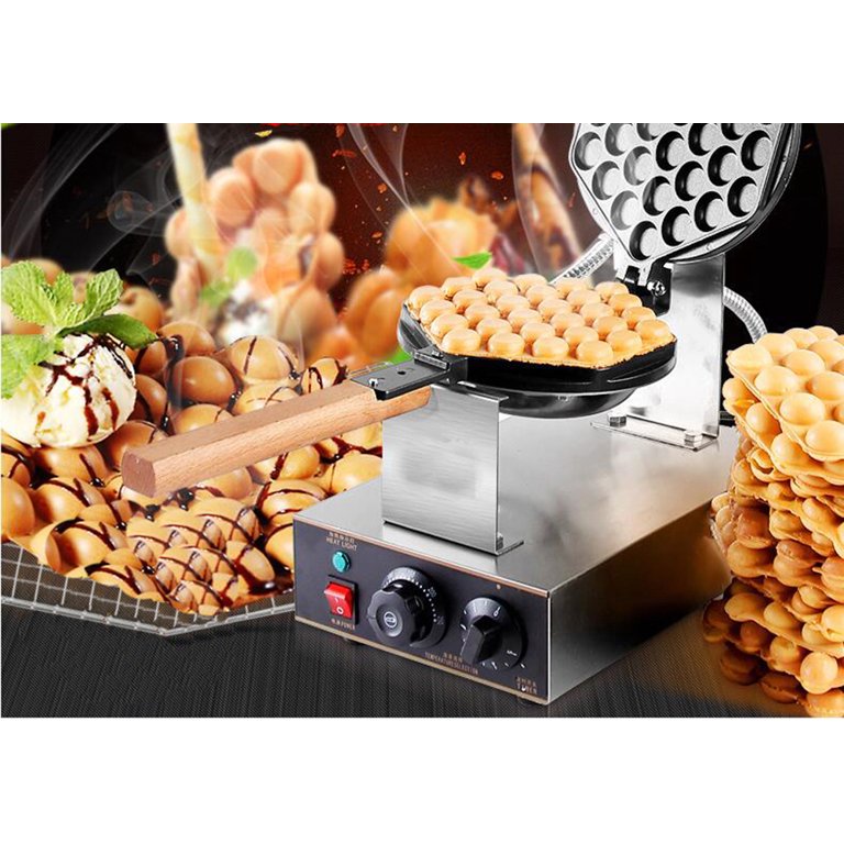 BENTISM Electric Egg Cake Oven Egg Bread Maker Waffle Stainless Steel  Machine 