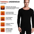 thumbnail image 3 of Calzoncillos largos sin costuras de felpa para hombre Adepaton BST3001542-4, 3 of 5