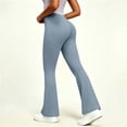 thumbnail image 6 of Lutiedan Flare Leggings for Women Soft High Waisted Yoga Bootcut Leggings Casual Stretch Athletic Gym Bell Bottom S-3XL, 6 of 7