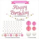 thumbnail image 2 of Decoración de cumpleaños, pancarta de feliz cumpleaños precolgada con bola de panal, decoración de fiesta de feliz cumpleaños para mujeres y niñas., 2 of 5
