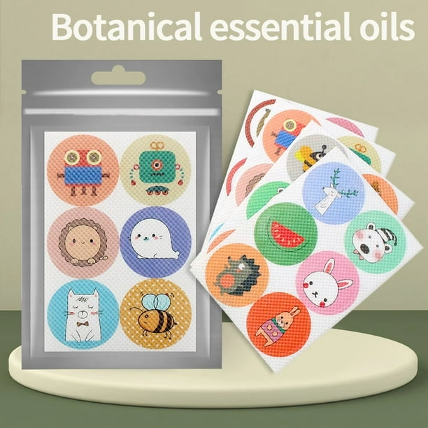 60 Mosquito Repellant Patch Stickers for Kids All Natural, Plant Based Ingredients, NonToxic