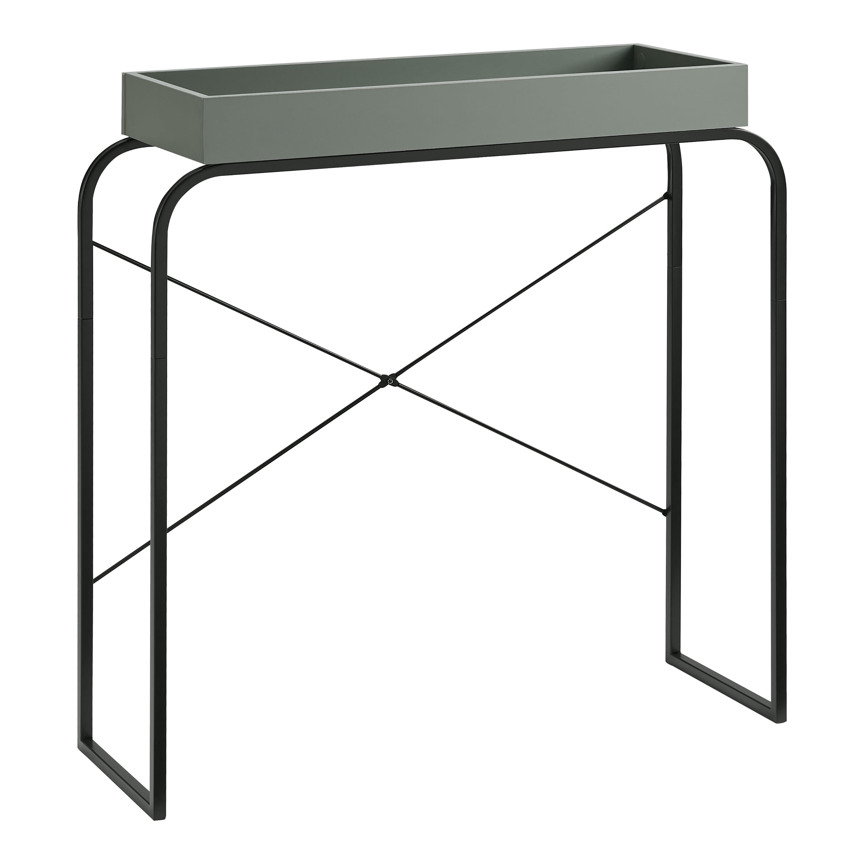Furniture of America Basil Tray Top Wood Sage Green Console Table