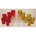 thumbnail image 1 of Style de Restaurant Empilable 16OZ Ambre Gobelets de Galets, 1 of 2