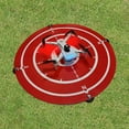 thumbnail image 3 of 60CM Drone Landing Pads Foldable Portable Landing Pad Waterproof Stain-Proof for Drone Universal Red, 3 of 7