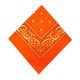 thumbnail image 4 of Cateissary Moda Hip Hop algodón pañuelo cuadrado bufanda negro rojo Paisley diadema impresa para mujeres/hombres/niños/niñas sombreros Almacenamiento y organización del hogar naranja, 4 of 6