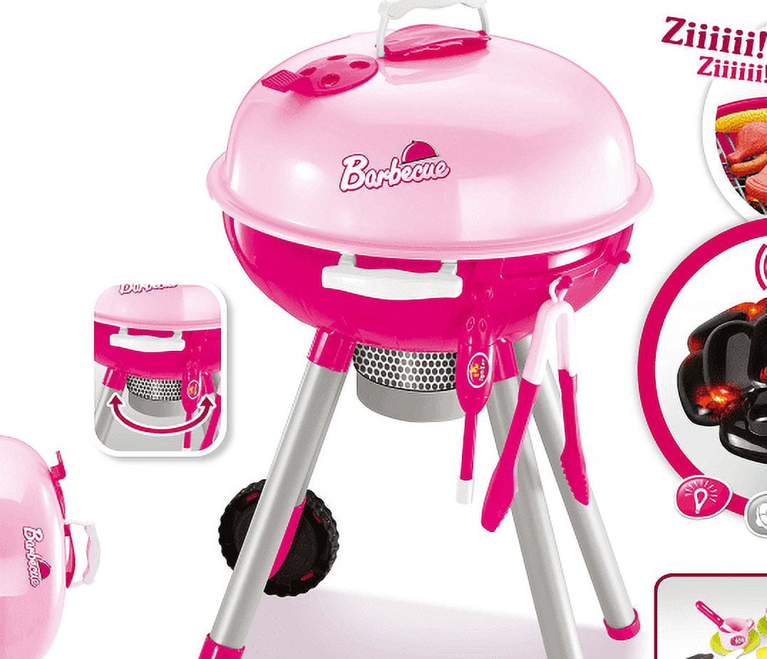 PlayWorld Pink BBQ Grill PlaySet Toy