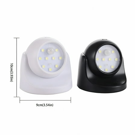 HIBIBUD Battery Operated Motion Sensor Spotlight,Wireless LED Flood Light Indoor Outdoor,Super Bright Waterproof Security Lighting,Motion Uplight for Wall Front Door Shed Hallway