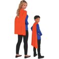 thumbnail image 3 of Amscan Costume Cape Cape-30, Orange, 1 Pc, 30", 3 of 3