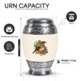 thumbnail image 2 of Yatskia Castle Sparrow Little Memorial Urns for Human Ashes Adult Man, Large Funeral Burial Urn for Ashes for Women, Cremation Urn for Human Ash, (Monar 10 Inch and 3 Inch), 2 of 8