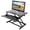 Black, variant on Adjustable Height Standing Laptop Desk,Adjustable Sit to Stand Up Workstation with Keyboard Tray,Black