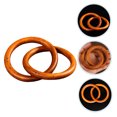 thumbnail image 3 of FELTECHELECTR 1Set Wood Chain Links Natural Wood Circular Rustic Home Decor Adults, 3 of 8