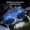 thumbnail image 5 of Mammotion LUBA 3 AWD 3000H Robot Lawn Mower with Garage ,0.75 Acres,360° LiDAR+RTK+AI Vision Tri-Fusion Positioning,2.2-4.0in Cut, 5 of 10