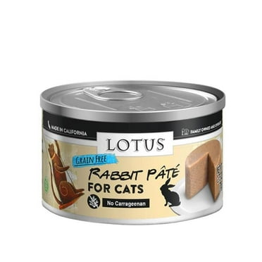 Lotus 2.75 oz Cat Pate Grain Free Rabbit Recipe