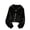 Black, variant on Button Up Sweaters for Women Casual Long Sleeve Hooded Knit Cardigan Fall Winter Cardigan Sweater Outwear Blue S