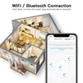 thumbnail image 2 of PinesC Smart Plug Plugs, Smart Socket with WiFi & Bluetooth, Works with (Echo & Echo Dot), Google Home, APP Remote Control Timer Switch WiFi Plug, 2.4Ghz WiFi Only, 13A, 1Pac, 2 of 5