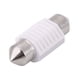 thumbnail image 2 of Par de bombillas LED blancas de cerámica, 31mm, 12V, C5W, C10W, bombilla de lectura para lámpara de techo Interior de coche, 2 of 8