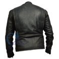 thumbnail image 2 of Vintage Brown Leather Jacket Mens Cafe Racer Leather Jacket Brown Leather Motorcycle Jacket Vintage Leather Jacket Brown Leather Moto Jacket size XXXS, 2 of 3