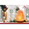 thumbnail image 2 of Himalayan Aroma Salt Lamp - Himalayan Salt Lamp, Salt Lamp, 6-8 lbs, 7-8 inch Height, Handmade, Dimmer Switch, Wood Base, Home Decor, 2 of 8