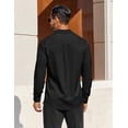 thumbnail image 5 of COOFANDY Mens Dress Shirts Long Sleeve Button Down Shirt Regular Fit Formal Business Shirts, 5 of 7