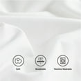 thumbnail image 5 of Duvet Cover 3 Piece Set, Oversized King Plus Size Luxury Soft Comforter Cover Set with Button Closure, 100% Egyptian Cotton & 600 Thread Count Hotel Quality - Black Solid Quilt Cover Set., 5 of 5