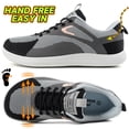 thumbnail image 3 of Sosenfer Hands-Free Slip-On Wide Toe Box Barefoot Sneakers - Women's Zero Drop Walking Shoes, 3 of 6