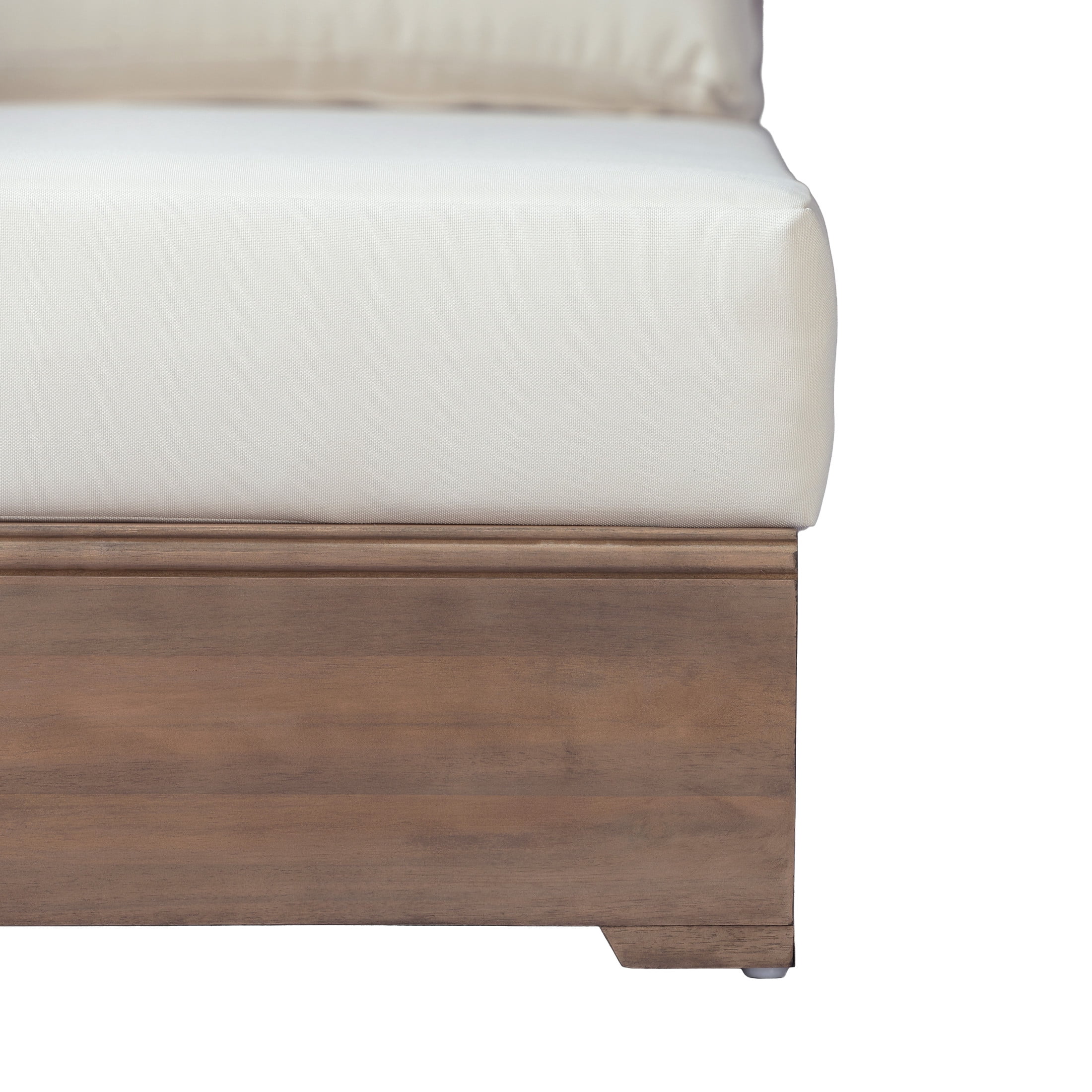 Christopher Knight Home Outdoor Daybed Sofa with Cushions, Weather-Resistant Lounge Chair, Brown+ Beige