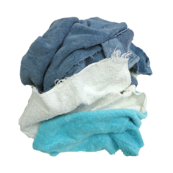 Pro-Clean Basics Colored Terry Cloth Remnants, 3lb. bag