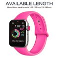 thumbnail image 3 of Autorización：Correa de reloj deportivo compatible con Watch 38-40 mm Correa deportiva de repuesto de silicona suave Compatible con iWatch Series 5/4/3/2/1, S/M, M/L Adepaton 2033269-14, 3 of 9