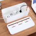 thumbnail image 5 of Huayishang Storage Box New Popular Multifunctional Convenient Home Power Socket Storage Box 1Pc, Kitchen Essentials Clearance Sale White, 5 of 6