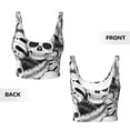 thumbnail image 6 of Goofa Skull and palm leaves Printed Sports Bras for Women, High Impact Running Bra Workout Crop Tank Tops Longline Sports Bra Push up-Large, 6 of 9