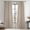 Beige-52"W x 120"L (Pack of 2), variant on Extra Wide 70 Inch Length Blackout Curta108 Inches Long 2 Panels Set For Sliding Gldoors Modern Pleated Linen Blend Heavy Floor To Ceiling Large Window Drapes 70" W X 108" L