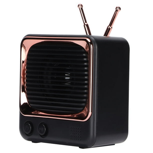 Altavoz BT En Forma De TV, Mini Altavoz Inalámbrico Retro Portátil Calidad De Sonido Claro Gran Capacidad Para Todos Los Dispositivos BT EOTVIA No