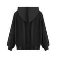 thumbnail image 6 of ATOGUTA Sweatshirt Teenage Girls Long Sleeve Pullover Top Hoodie Kids Fall Winter Sweatshirts Size 5T-15, Black, 6 of 6