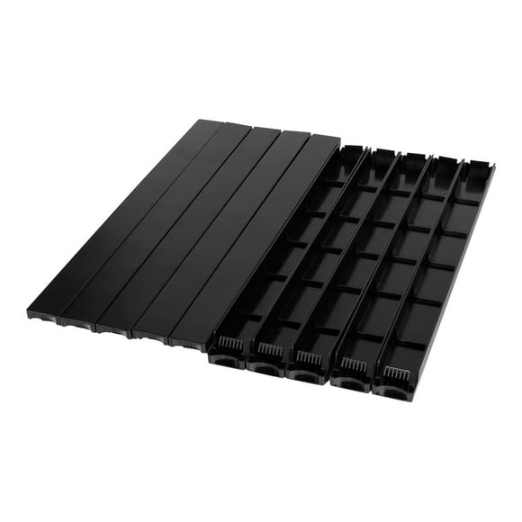 CyberPower Carbon CRA20001 - Blank panels kit - black - 1U - 19"
